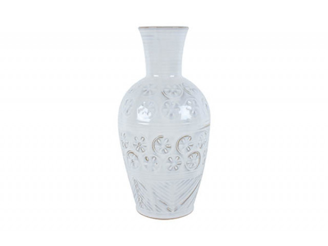 BOBI FLORAL OLPE VASE STONE 27 X 14 X14 CM