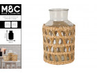 ARCHI SEAGRASS WOVEN VASE H30 X D18CM