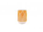 DELPHINA YELLOW CEMENT VASE 21X15X15CM