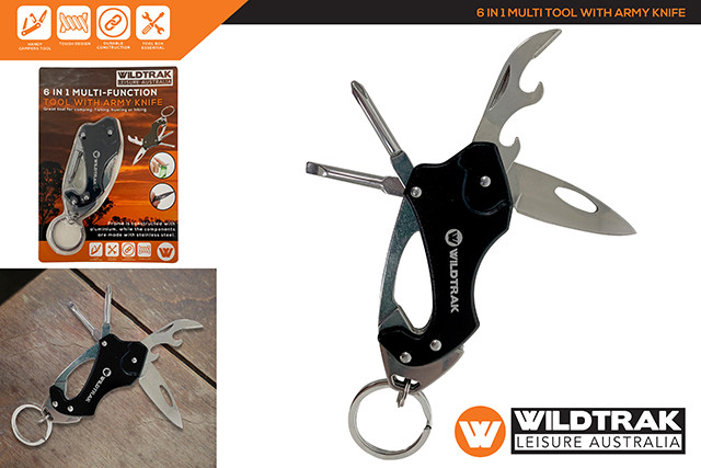 6 IN 1 MULTI TOOL WITH ARMY KNIFE