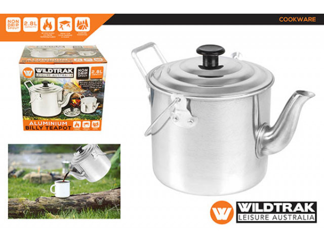 BILLY TEAPOT ALUMINIUM 2800ML