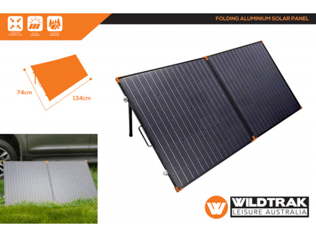FOLDING ALUMINIUM SOLAR PANEL 160 WATT