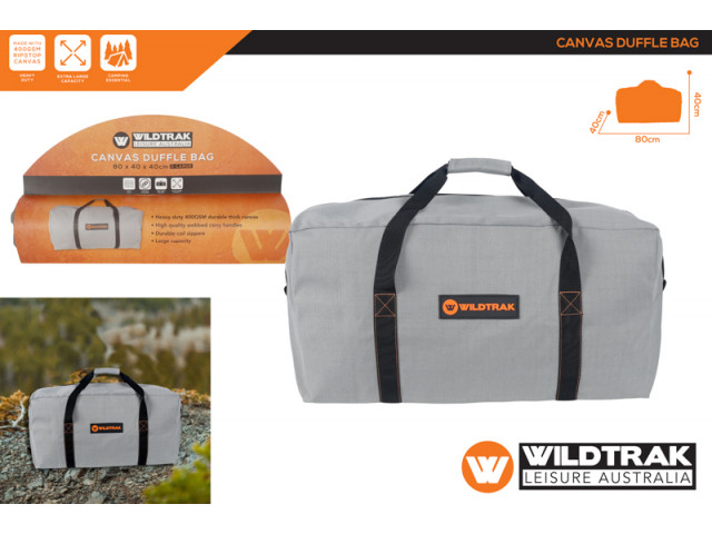 EXPLORER DUFFLE XLARGE 400G RIPSTOP CANVAS 80X40X40CM