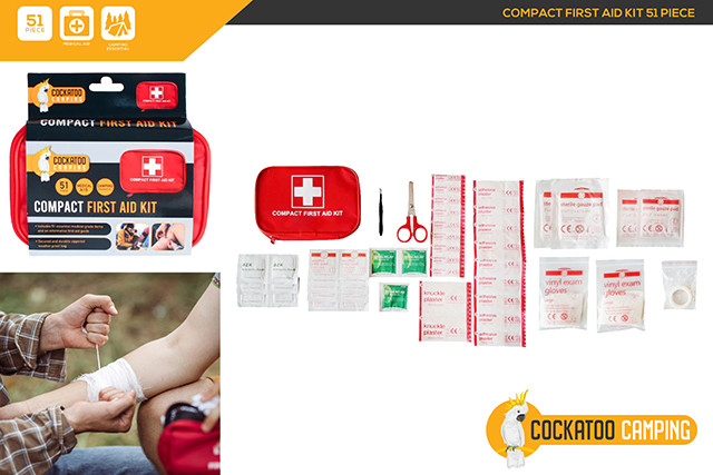 COMPACT FIRST AID KIT 51 PIECE AC CA0085