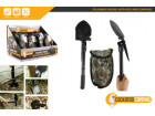 MULTIPURPOSE CAMP TOOL WSHOVEL PICKNCOMPASS 30X10CM AC CA0131