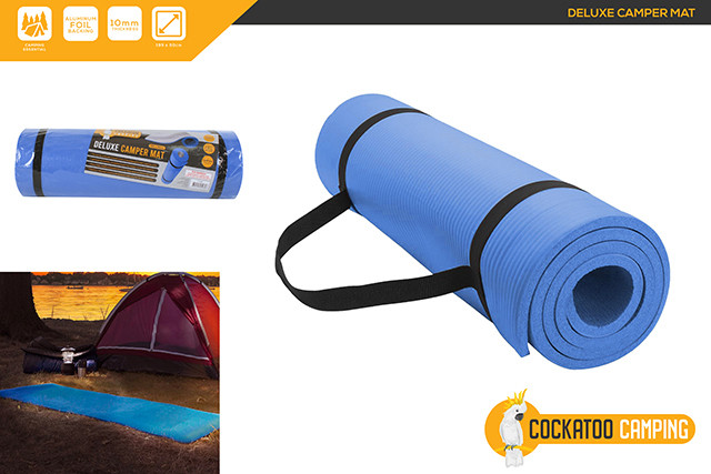 TREK 10MM EVA CAMP MAT DELUXE 195 X 50CM AC CA3059