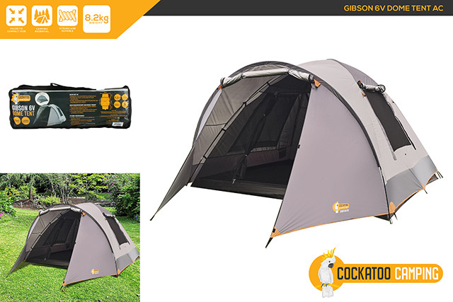 GIBSON 6V DOME TENT AC CA5104