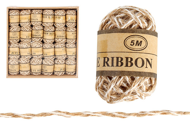 CRAFT JUTE ROPE TWO TONE 5M
