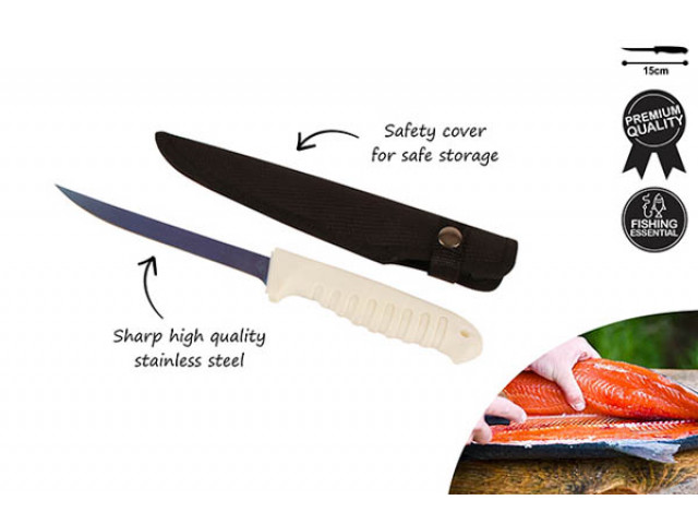 FILLET KNIFE 6IN WITH SHEATH 