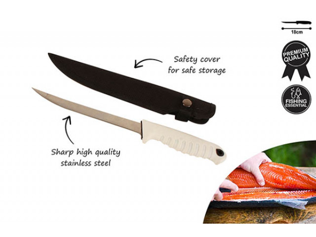 FILLET KNIFE 7IN WITH SHEATH 