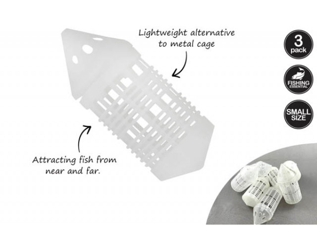 PLASTIC BERLEY CAGE SML 3PK 