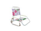 BEACH CHAIR FOLDABLE HAWAIIAN W WTE FRME 60 X 58 X 50CM