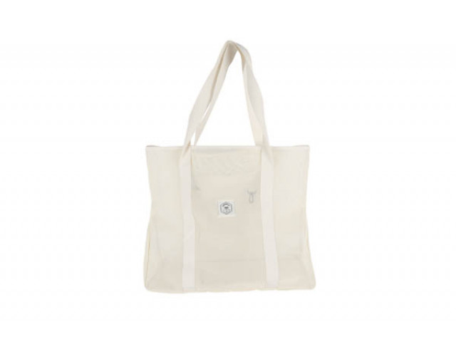 MESH BEACH BAG CREAM 54X40X22CM