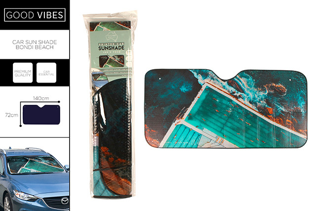 DESTINATION CAR SUN SHADE 140 X 72CM BONDI
