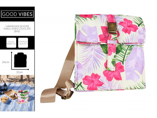 HAWAIIAN SHORE INSULATED LUNCH BAG 24 X 21 X 15CM