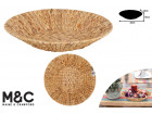 HYACE ROUND HYACINTH AND WIRE BASKET D45xH10CM