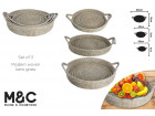 ELLIOT S3 KANS GRASS TRAYS WITH HANDLE 45X8CM