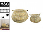 KAZ SET OF 2 BASKETS 29X26X26CM
