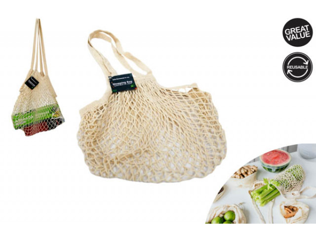 COTTON MESH SHOPPING BAG 40CM 