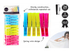 CLOTHES PEGS 24PK ASST CLRS 7CM