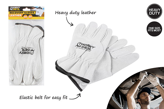 GIBSON HEAVY DUTY LEATHER RECOVERY GLOVES