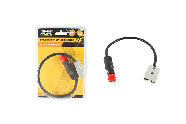 50A ANDERSON CONNECTOR 12V 2IN1 PLUG 30CM 16AWG AC CA7503