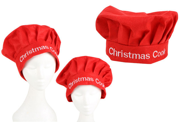 XMAS RED CHEFS HAT 29.5X21CM