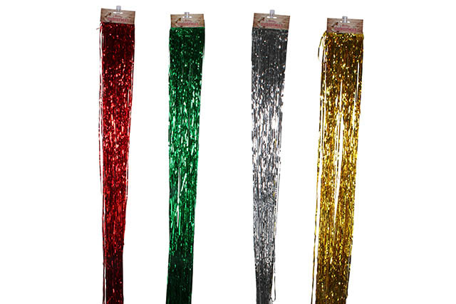 150CM CHRISTMAS LAMENTA 4 ASST CLRS