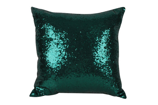 SEQUIN XMAS CUSHION 45X45CM WITH FILL