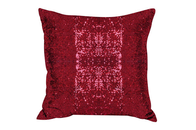 SEQUIN XMAS CUSHION 45X45CM WITH FILL
